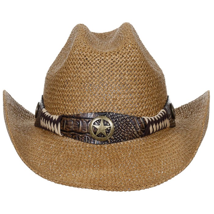 Strohhut, Georgia Hut, Kopfbedeckung, Westernhut, Fox Outdoor,